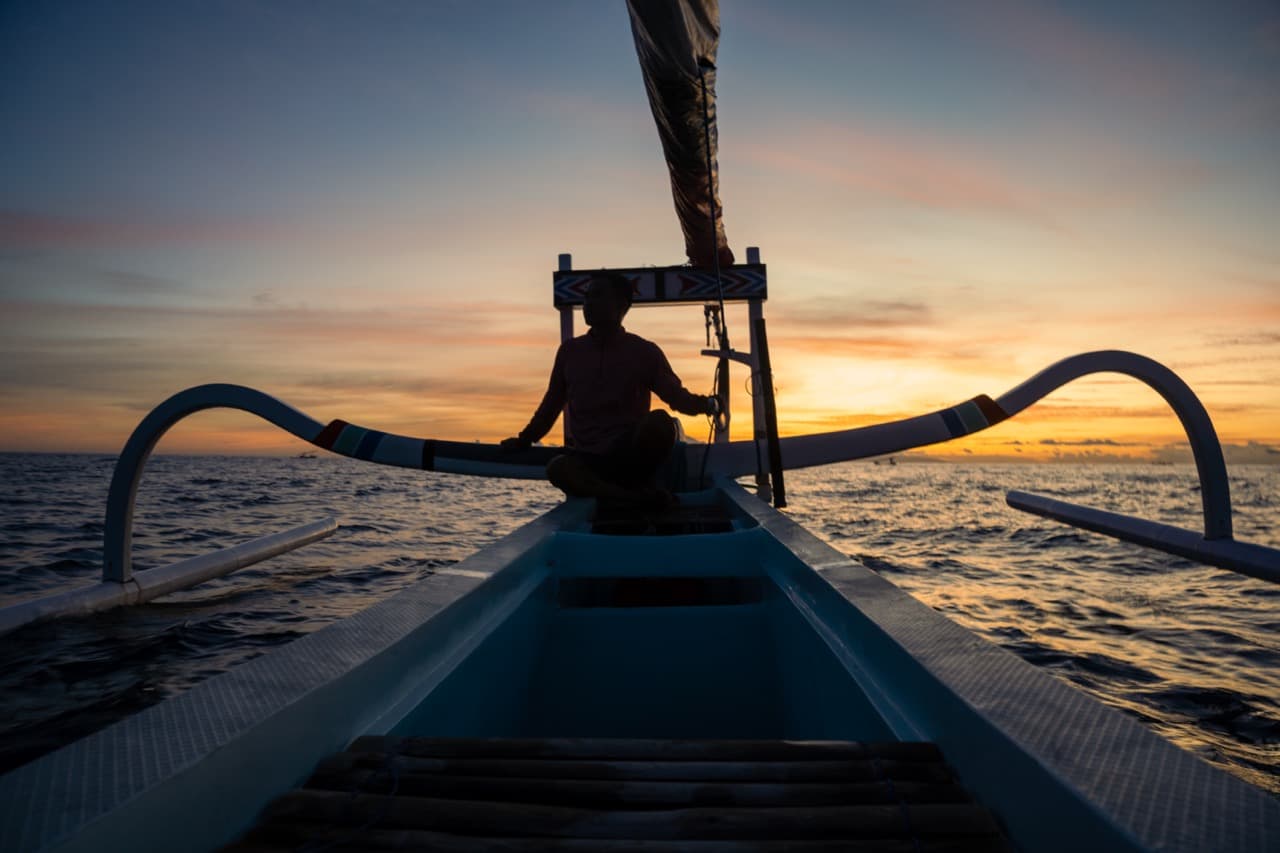 Underwater diving in Bali