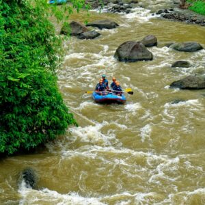 Men On Inflatable Boat